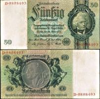 *50 Ríšskych mariek Nemecko 1933, P182 VF - Kliknutím na obrázok zatvorte -